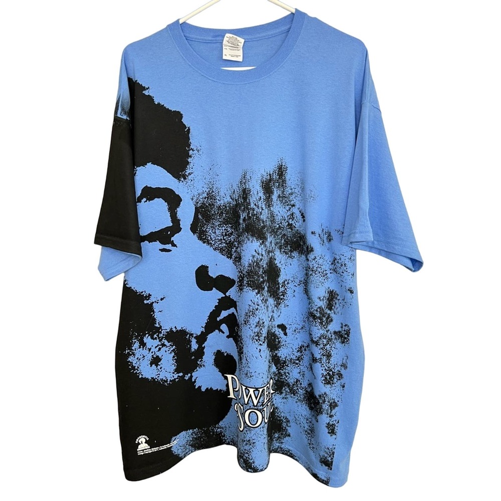 MENS 2011 JIMI HENDRIX OFFICIAL ALL OVER PRINT POWER OF SOUL SHIRT SIZE XXL NEW